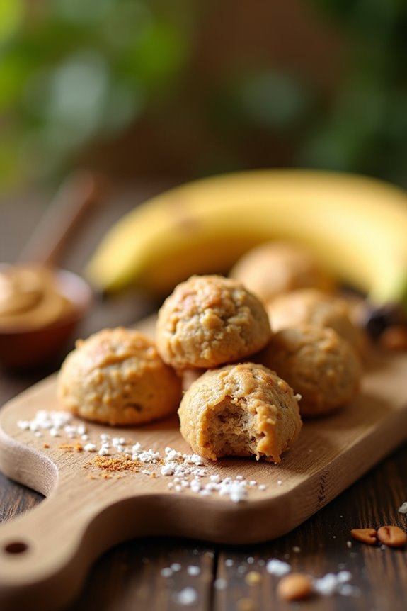 peanut butter banana treats