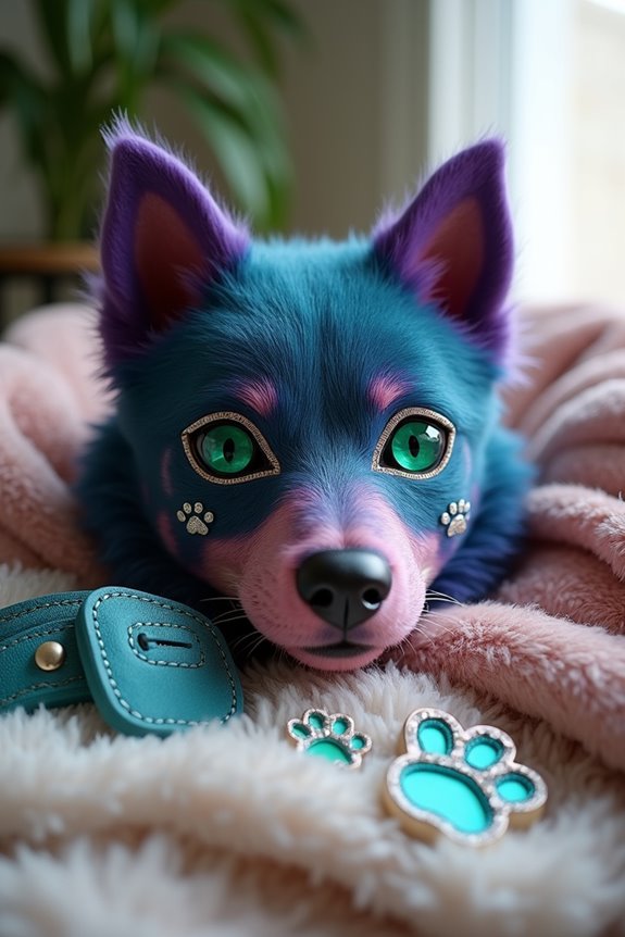 personalized dog therian masks