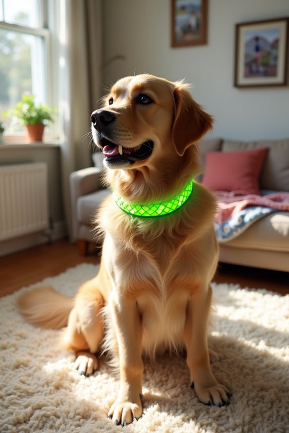 reflective dog safety collars