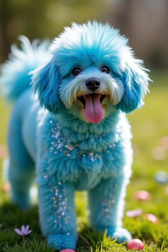 sparkling dog grooming fun
