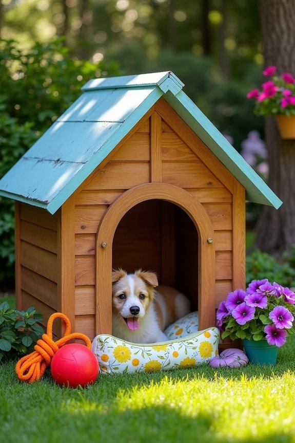 stylish arc shaped dog house