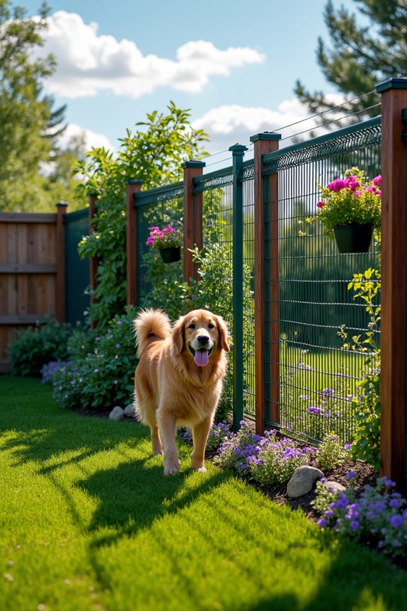 stylish durable dog fencing