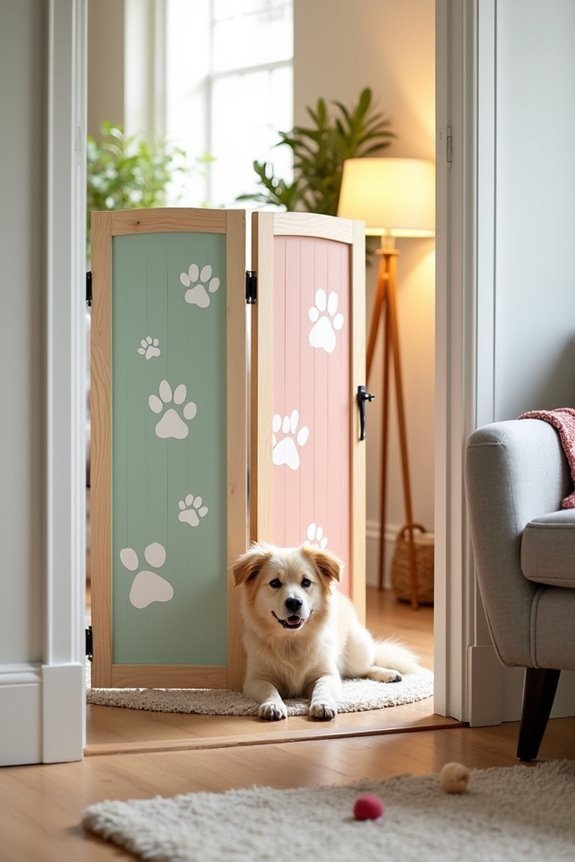 stylish functional pet barrier