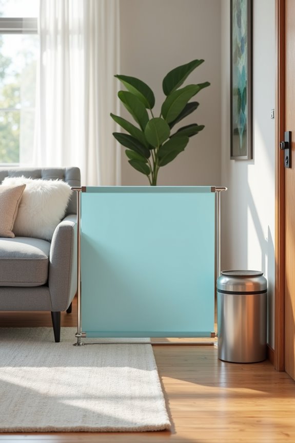 stylish retractable pet barrier