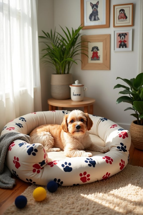 stylish washable dog bed covers