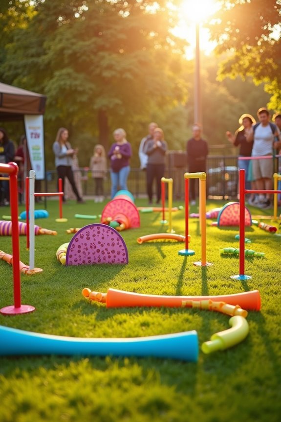 themed dog park agility