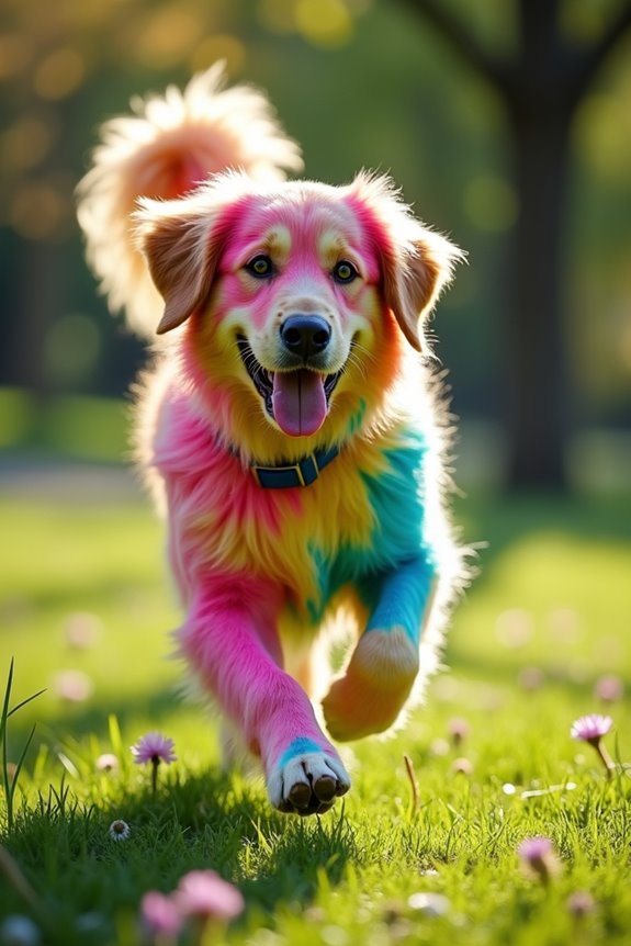 tie dye your dog s fur