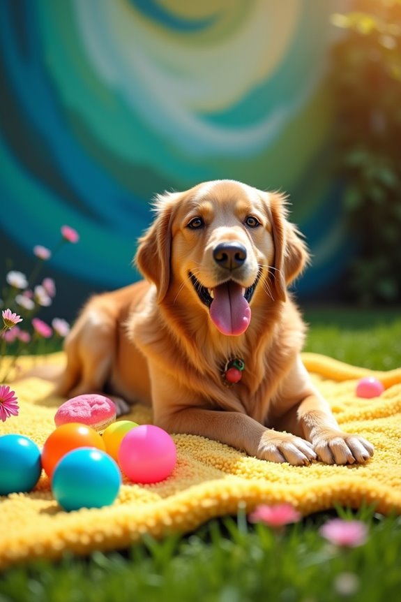 vibrant dog photography colors