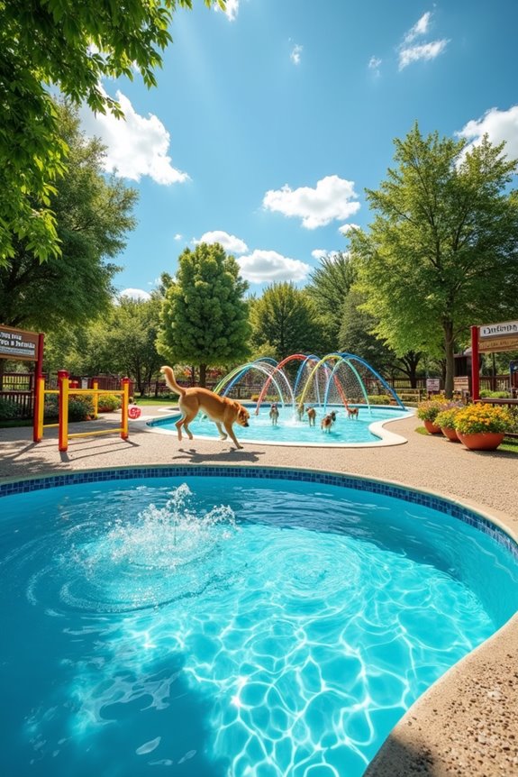 water features enhance agility parks