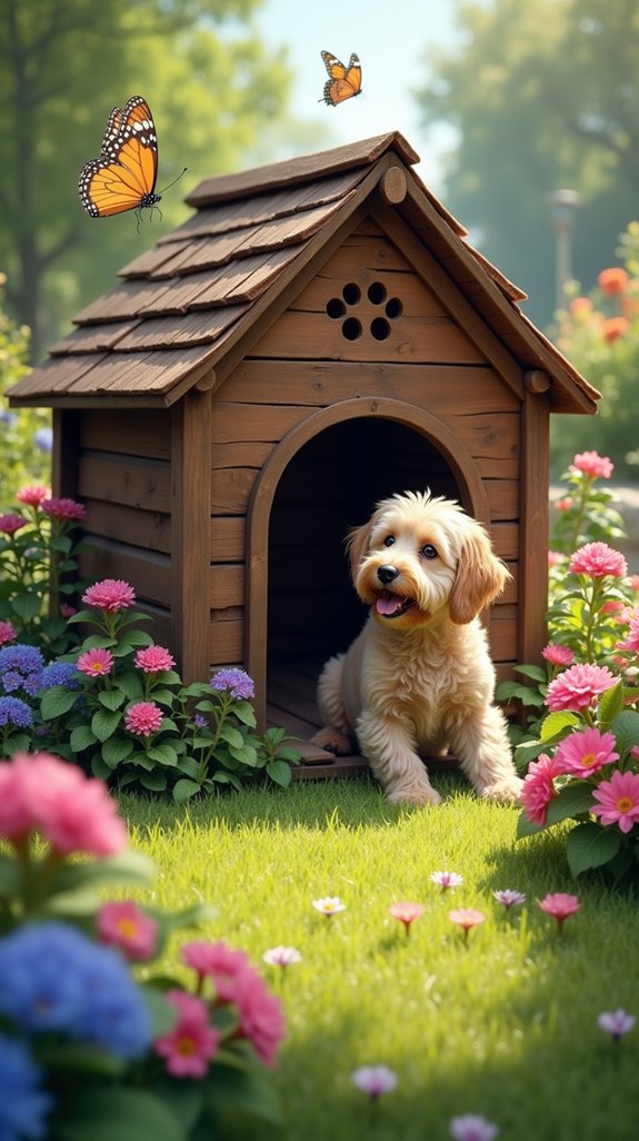 charming dog garden hideaway
