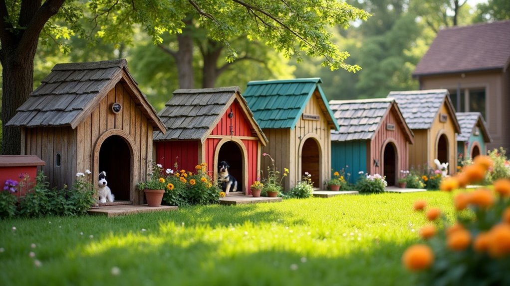 charming dog house designs