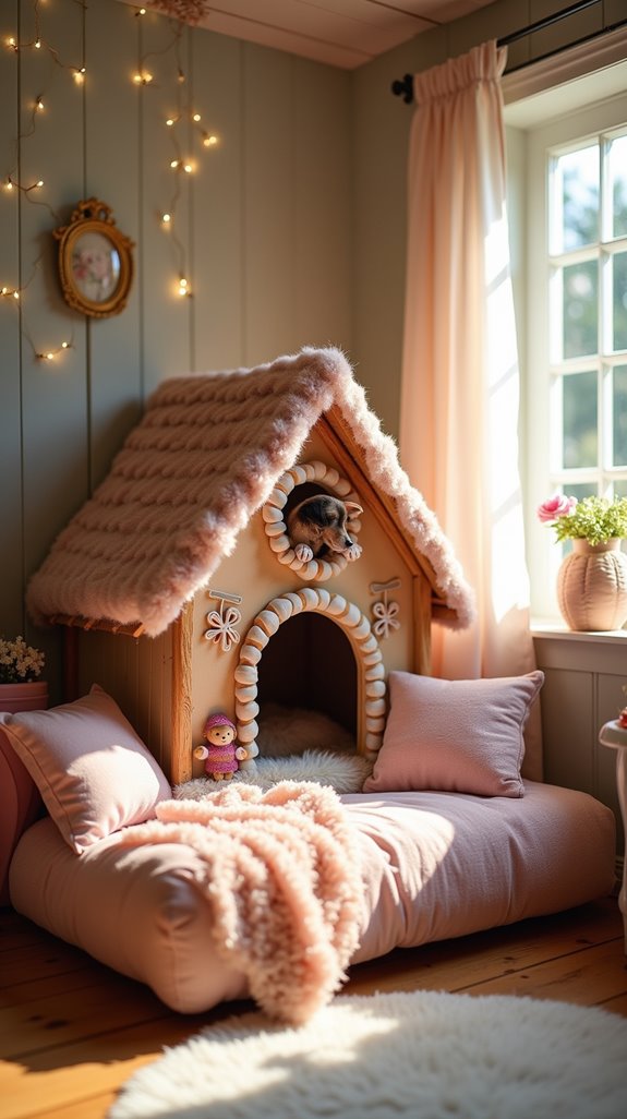 charming enchanted dog cottage