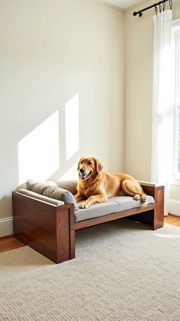 chic cozy contemporary dog beds