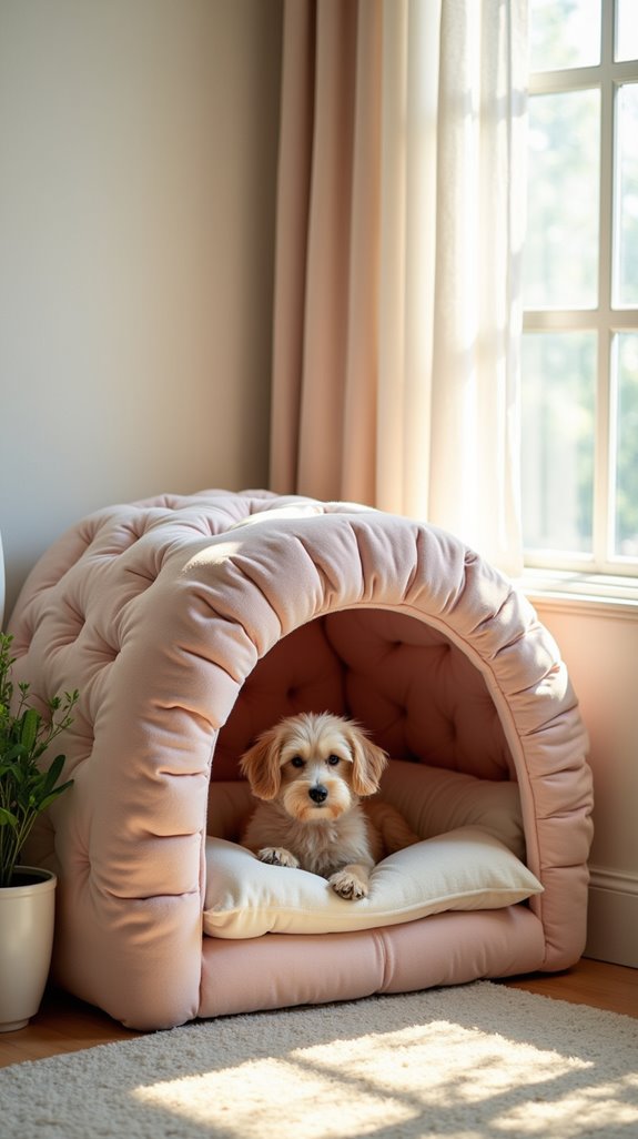 chic dog retreat design