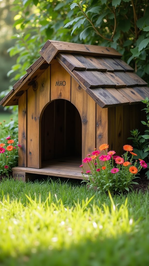 chic pallet dog house