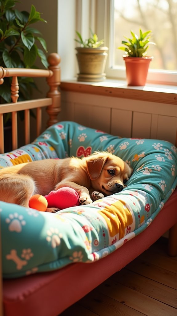 colorful dog bed covers