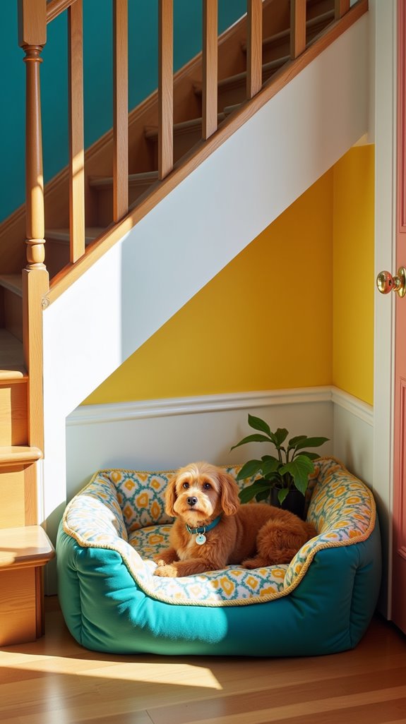 colorful pet bed design