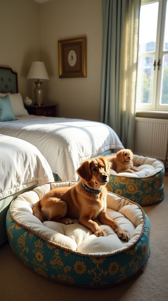 colorful practical dog storage