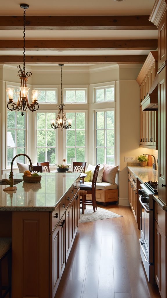 comfortable functional kitchen design