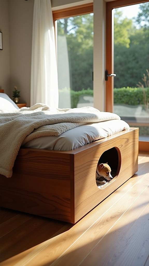 comfortable pet bed extension