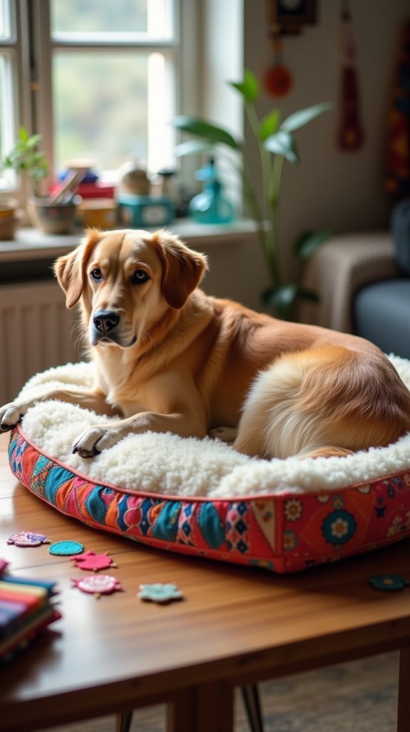 convenient washable dog bed