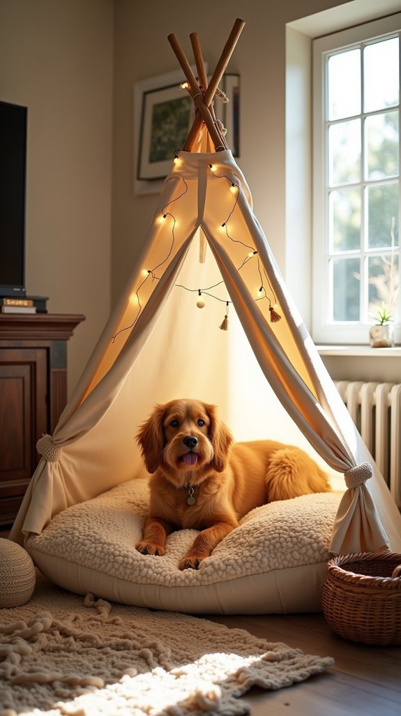 cozy adventurous dog retreat