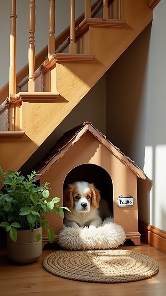 cozy compact dog retreat