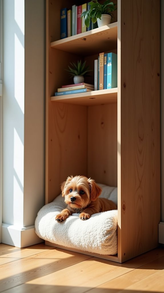 cozy corner pet bed
