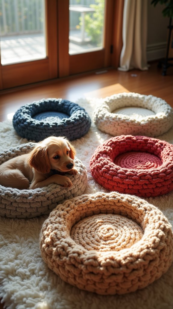 cozy creative custom crochet bed