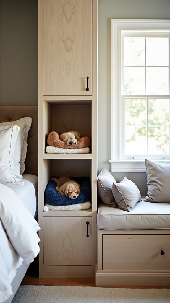 cozy custom pet nook