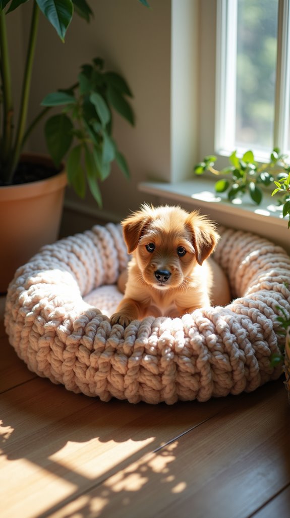 cozy customizable crochet bed