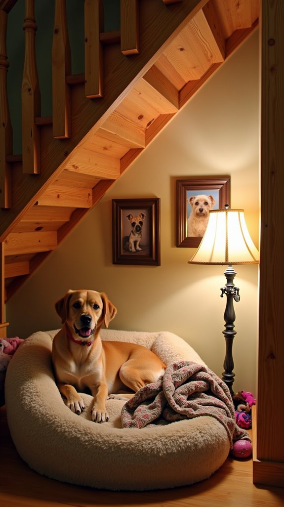cozy dog nook transformation