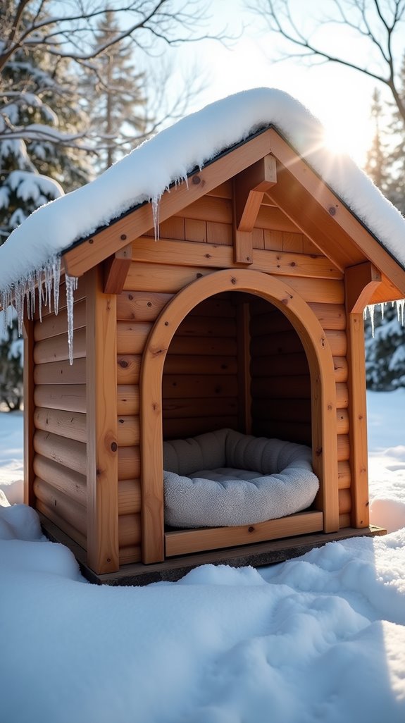 cozy insulated winter retreat