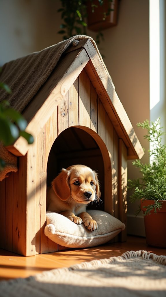cozy rustic wooden retreat