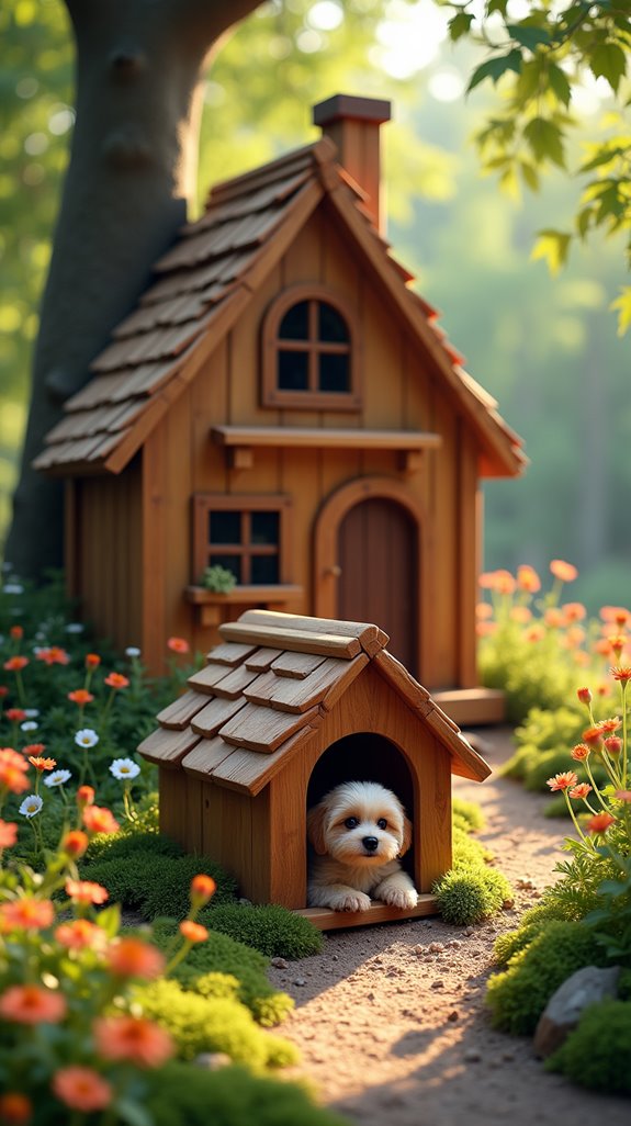 cozy secure wooden cottage