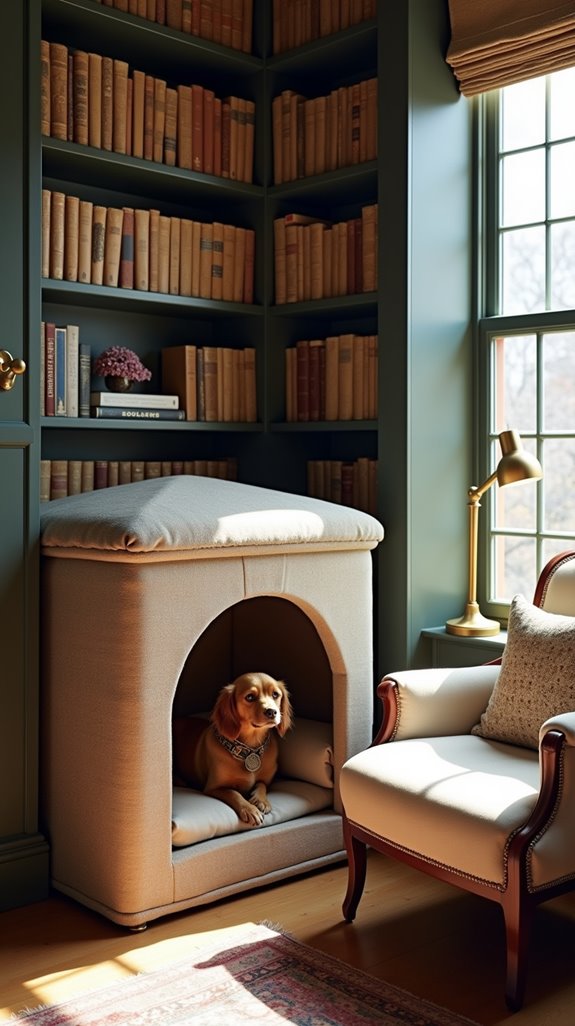 cozy stylish dog retreat