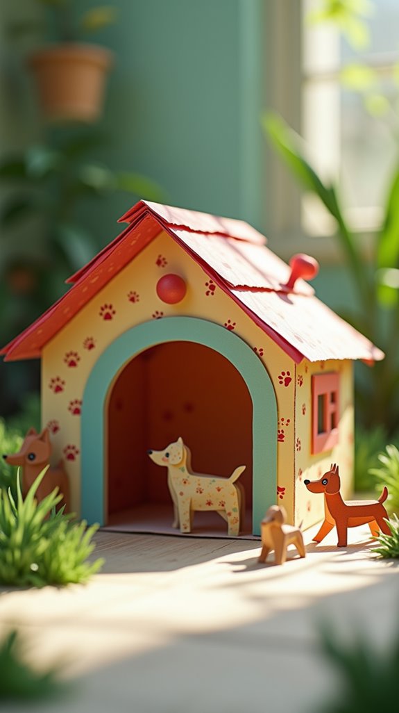 creative portable dog house