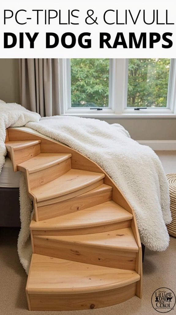 customizable multi level dog ramp