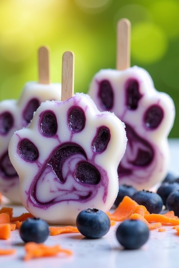 delicious blueberry yogurt treats