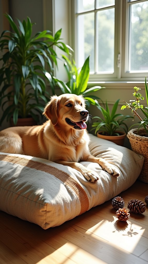 eco friendly dog bed crafting