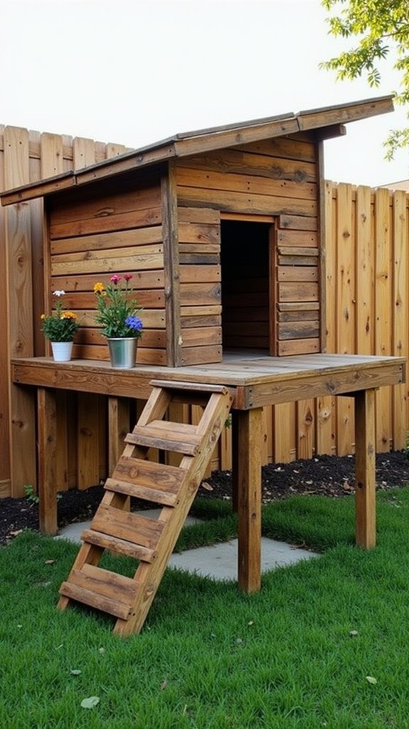 eco friendly elevated dog mansion