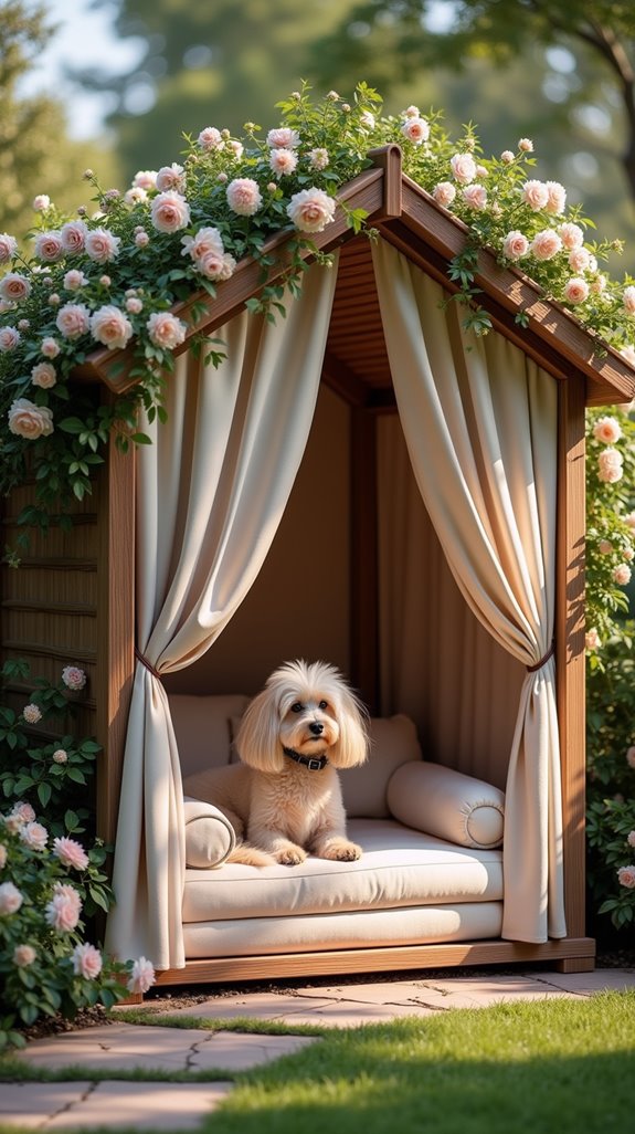elegant and comfortable dog house