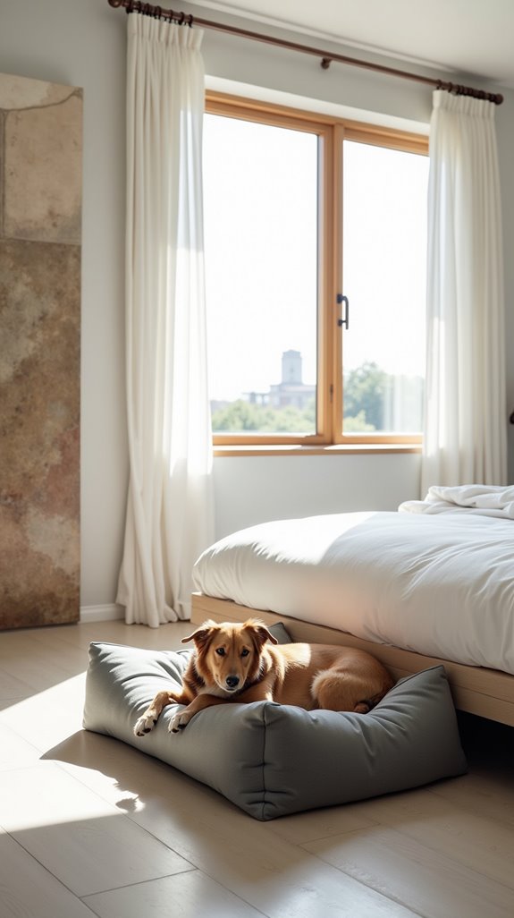 elegant functional dog bed