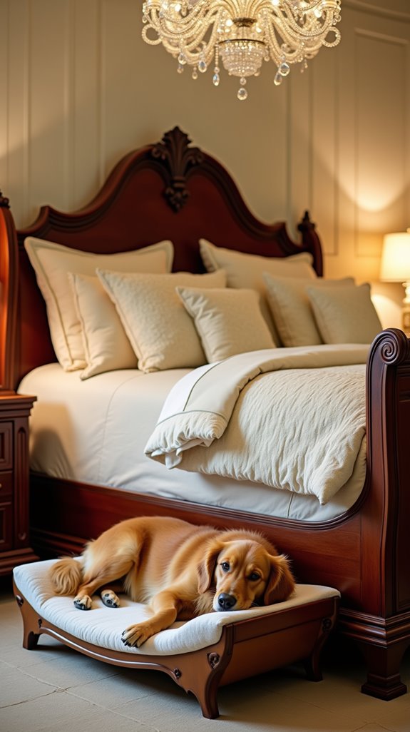 elegant pet friendly bedroom design