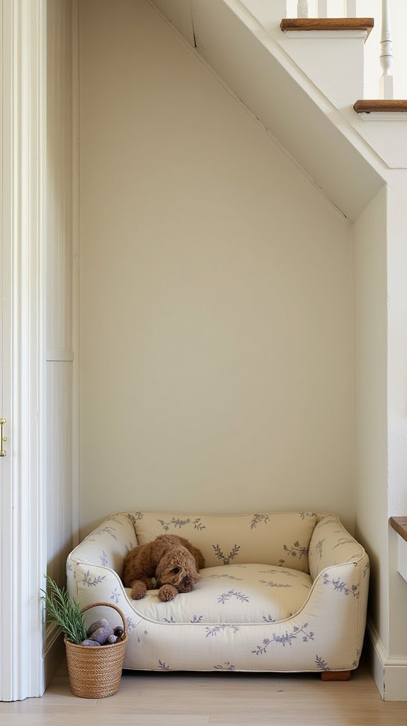 elegant rustic dog bed