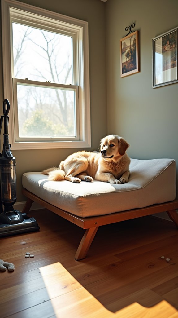 elevated bed for cleanliness