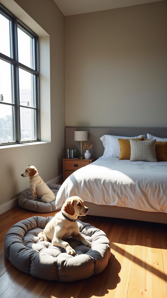 elevated cozy dog retreat