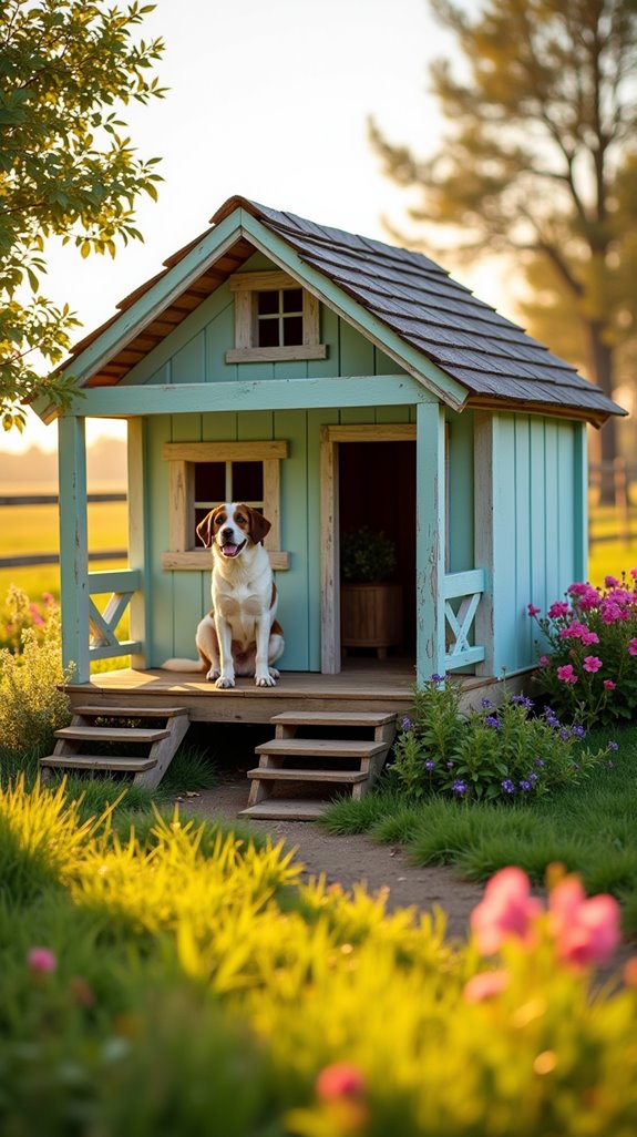 elevated dog house design