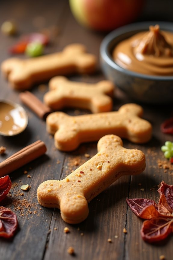 homemade apple cinnamon dog treats