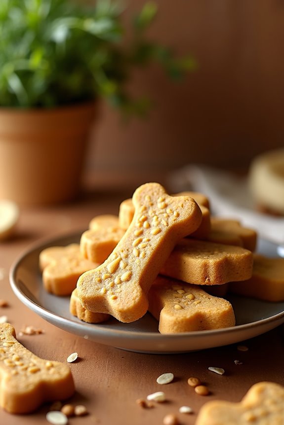homemade peanut dog treats